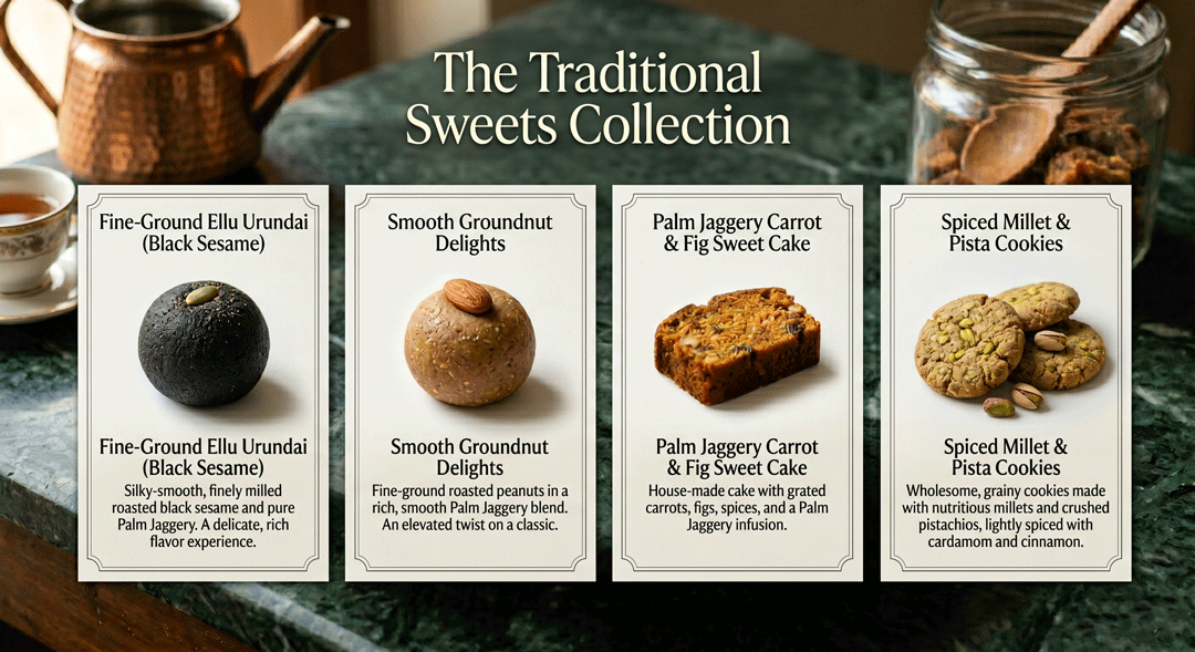 The Traditional Sweets Collection — Karupatti & Co.